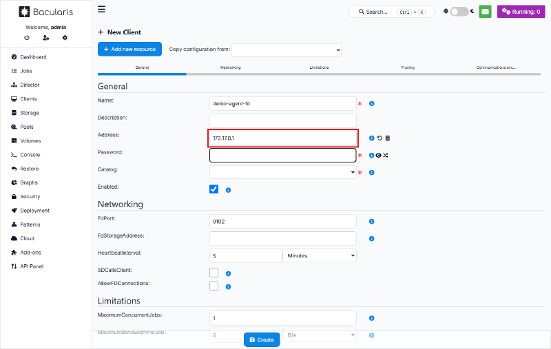 Kolom address client